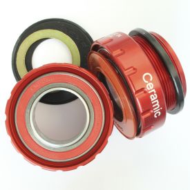 External BB Mountain (Cup Only) - SRAM - Ceramic Hybrid - Red