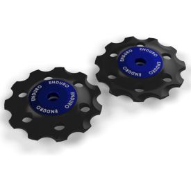 Jockey wheel set Zero Ceramic - Shimano - 9 or 10 Speed - Blue