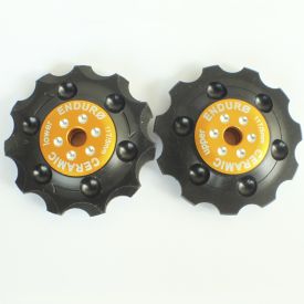 Jockey wheel set Zero Ceramic - Shimano - 9 or 10 Speed - Gold