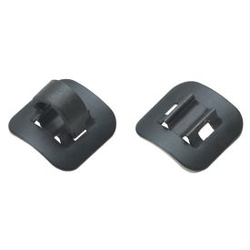Alloy Stick-On Cable Guide (4pcs) - Black