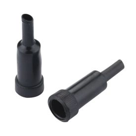 End caps Lined - 5mm Brake - plastic (100pcs) - Black