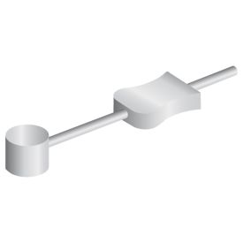 EZ Handle Single End Straddle Wire (10pcs) - Silver