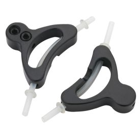 Alloy Straddle Cable Carrier with Liner (2pcs) - Black