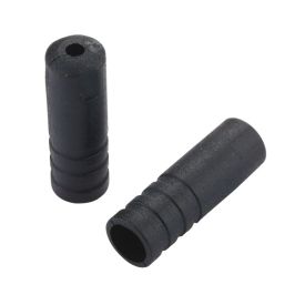 End caps Open - 4mm Shift - plastic (500pcs) - Black