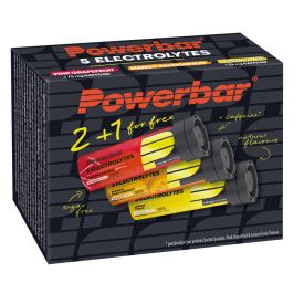 PowerBar 5 Electrolytes MultiPack (8 packs of 2+1 X 10 tabs) - Mango-Passion Fruit + Pink Grapefruit + Lemon Tonic
