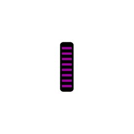 ProGuard Bolt On V1 - Front - Sticker - Mini - Purple