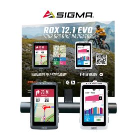 ROX 12.1 EVO GPS - POS Slattwall Display (2X Dummy ROX)
